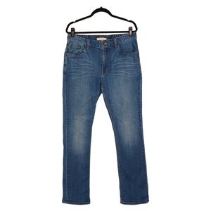 ROBERT GELLER + FIVE FOUR Straight Leg Medium Blue Denim Jeans 33